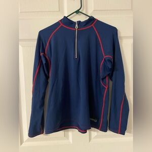 DUCKSKINZ Navy UV + H2O ARMOR Raglan Swim RASHGUARD